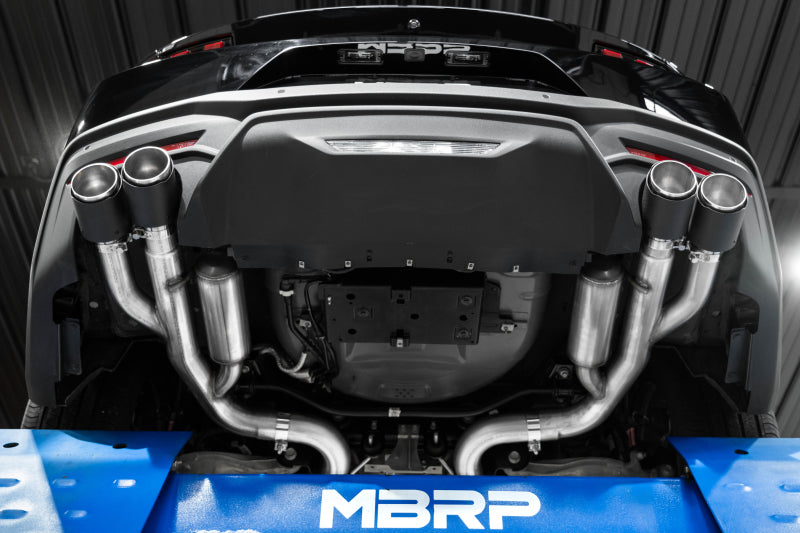 MBRP 2018+ Ford Mustang GT 5.0L Aluminized 3in Street to Race Conversion Kit Secondary image