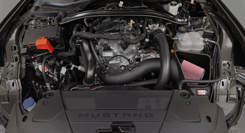 K&N 2024 Ford Mustang Ecoboost L4-2.3L F/L Turbo AirCharger - Cold Air Intake System Secondary image