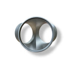 3.5" Dual to 4" Single Aluminum Merge - Billet Pro Shop