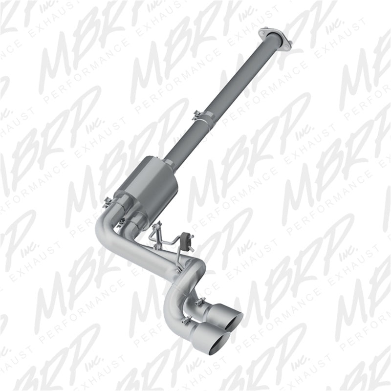 MBRP 09-14 Ford F150 T304 Pre-Axle 4.5in OD Tips Dual Outlet 3in Cat Back Exhaust Secondary image