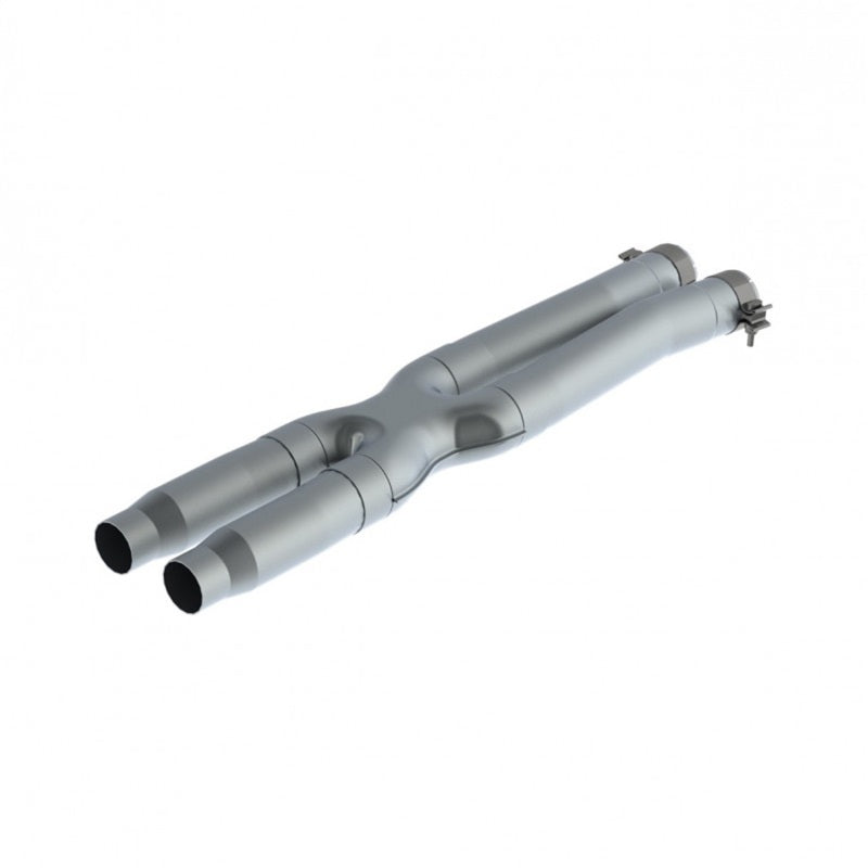 MBRP 16-19 Ford Mustang GT350 3in Resonator Delete X-Pipe - T409 Secondary image