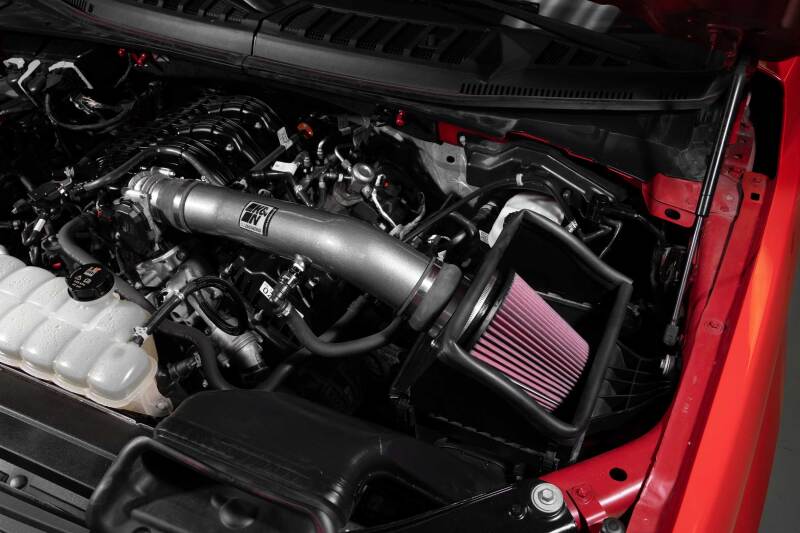 K&N 18-24 Ford F150 3.3L V6 Performance Air Intake System w/ Red Air Filter Secondary image