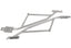 2015-2026 Mustang Coupe Steeda Rear IRS Subframe Support Braces