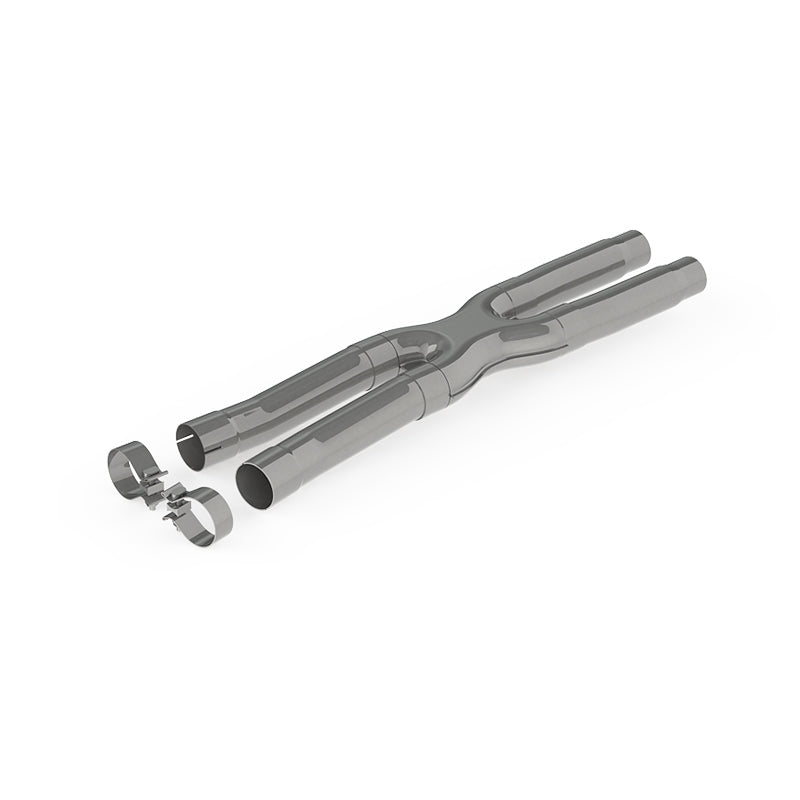 MBRP 15-19 Ford Mustang GT 2.5in Resonator Delete X-Pipe - T409 Secondary image