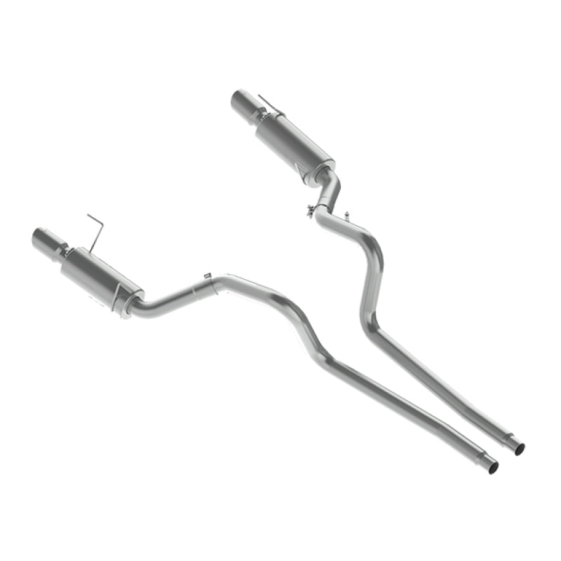 MBRP 05-09 Ford Shelby GT500 / GT Dual Split Rear Street Version 4in Tips T409 Exhaust System Secondary image
