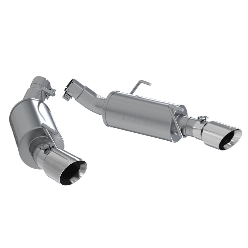 MBRP 05-10 Ford Mustang GT 5.0/Shelby GT500 Dual Mufflers Axle Back Split Rear AL Secondary image