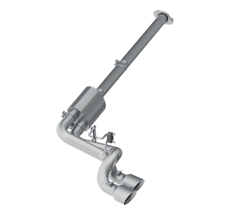 MBRP 09-14 Ford F150 Pre-Axle 4.5in OD Tips Dual Outlet T409 3in Cat Back Exhaust Secondary image