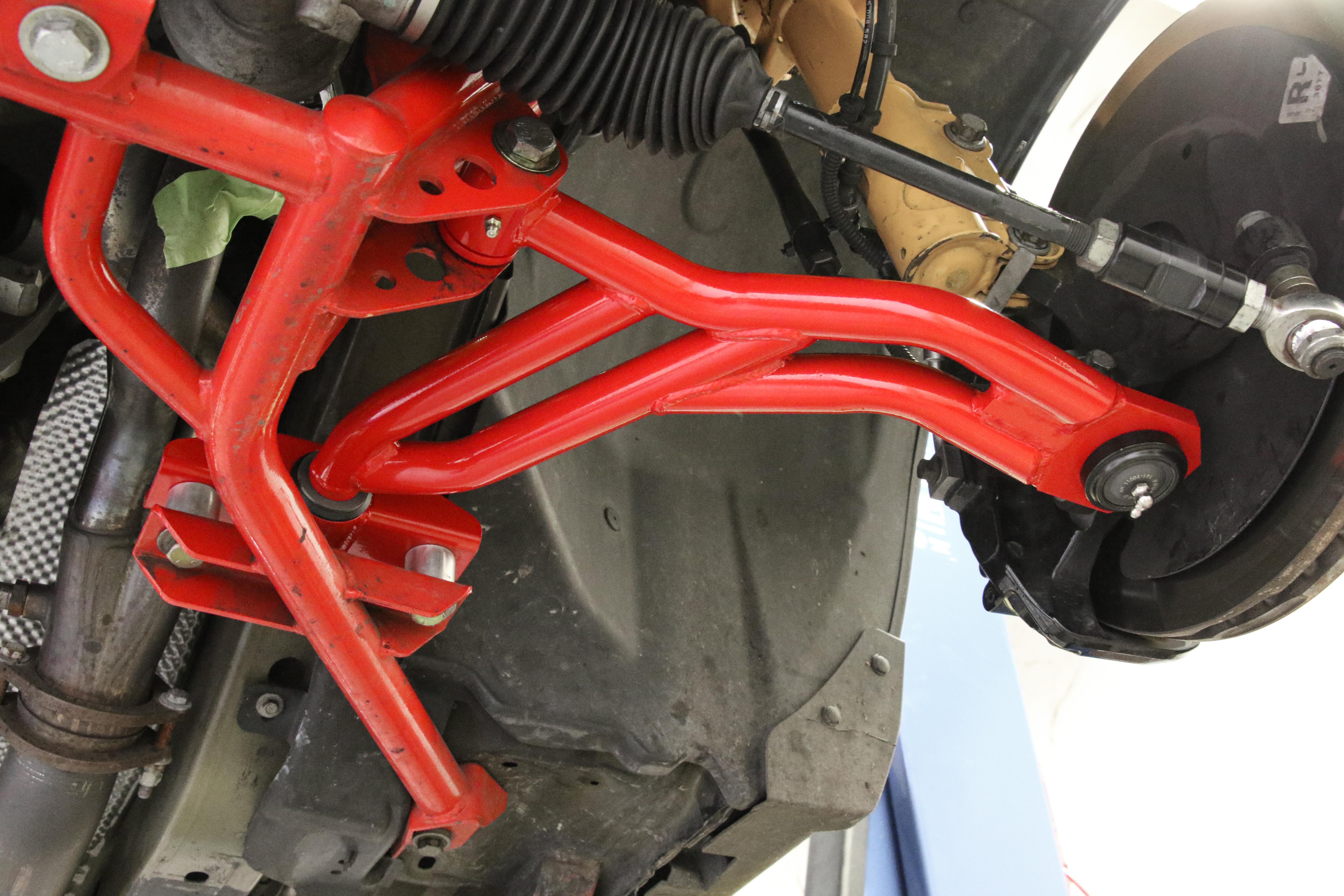 2010-2014 Mustang A-arms, lower, non-adj, poly/delrin, 19mm std ht ball joint Secondary image
