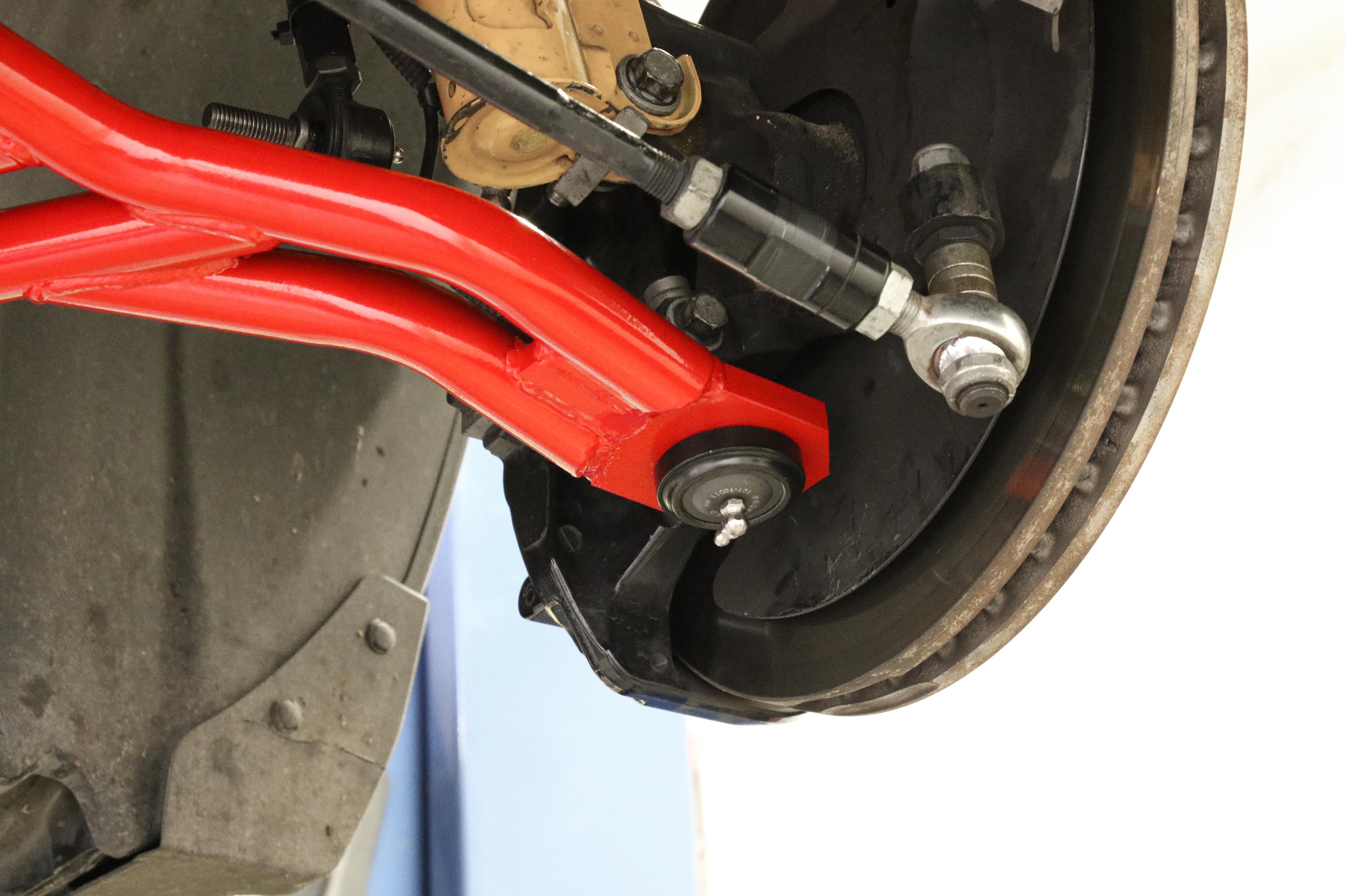 2010-2014 Mustang A-arms, lower, non-adj, poly/delrin, 19mm std ht ball joint