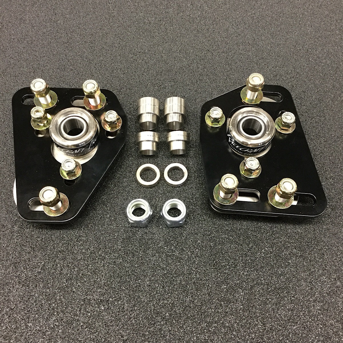 1979-1989 Mustang Steel Caster Camber Plates Main image