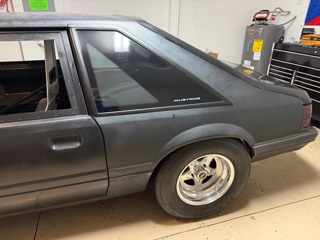 1987-1993 Fox Body Mustang Hatch Composite 1/4 Windows by Schoneck Composites