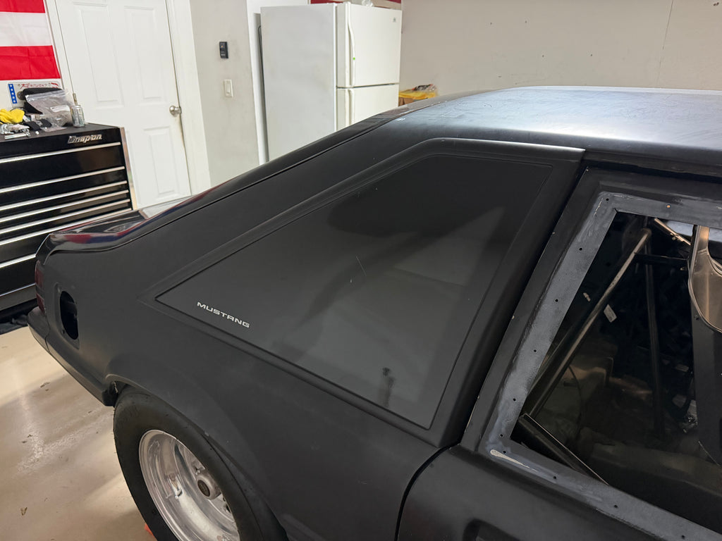 1987-1993 Fox Body Mustang Hatch Composite 1/4 Windows by Schoneck Composites