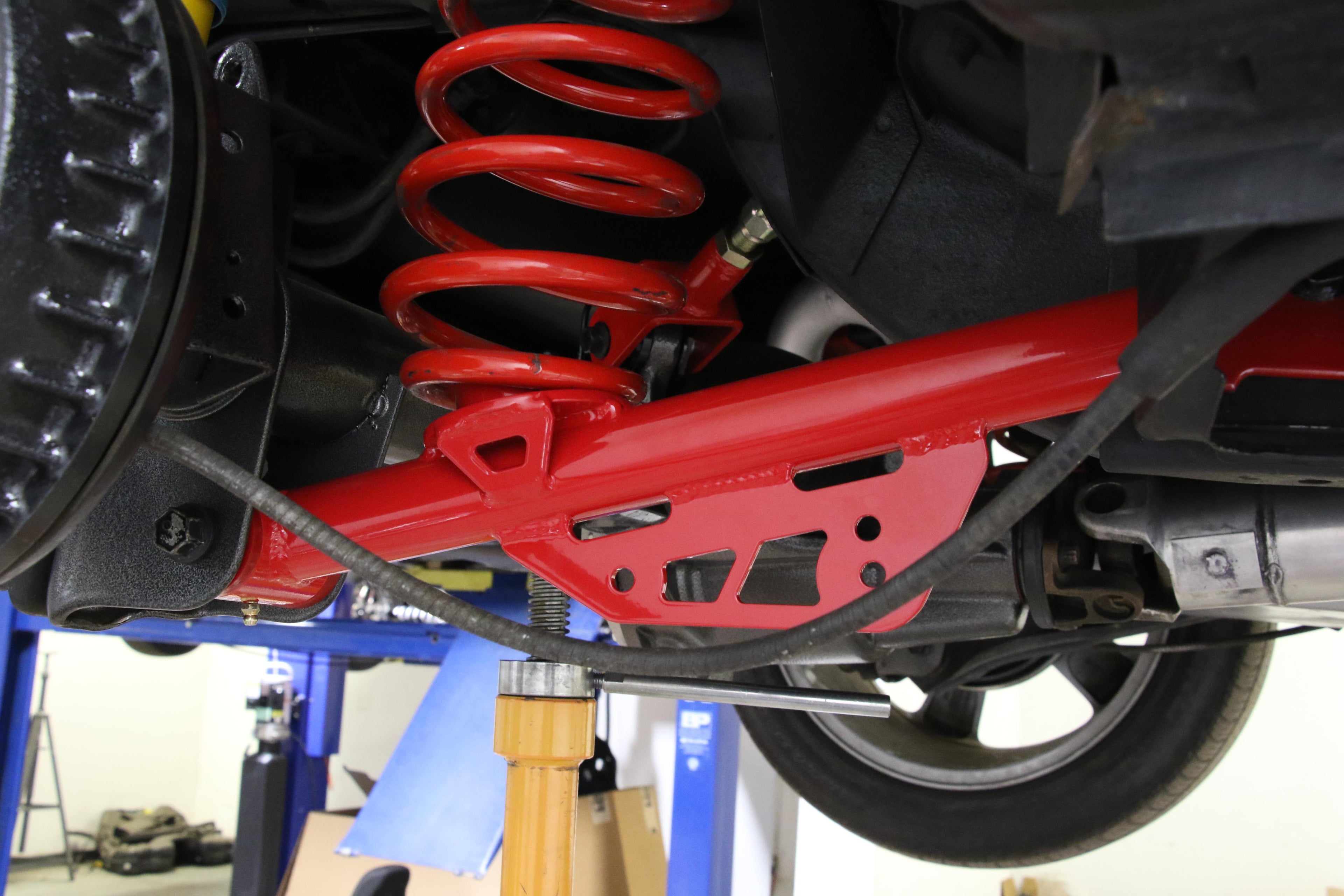 1999-2004 Mustang Lower control arms, DOM, non-adjustable, polyurethane bushings