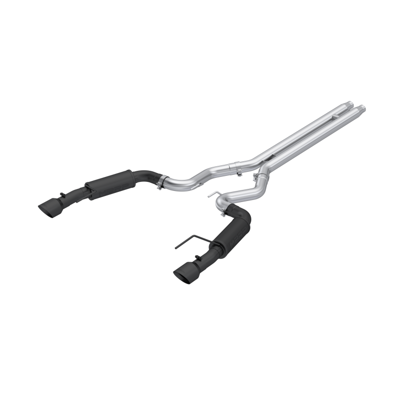 MBRP 2024Ford Mustang GT S650, 5.0 3in Cat-Back Dual Split Black-Coated Aluminized Steel Secondary image