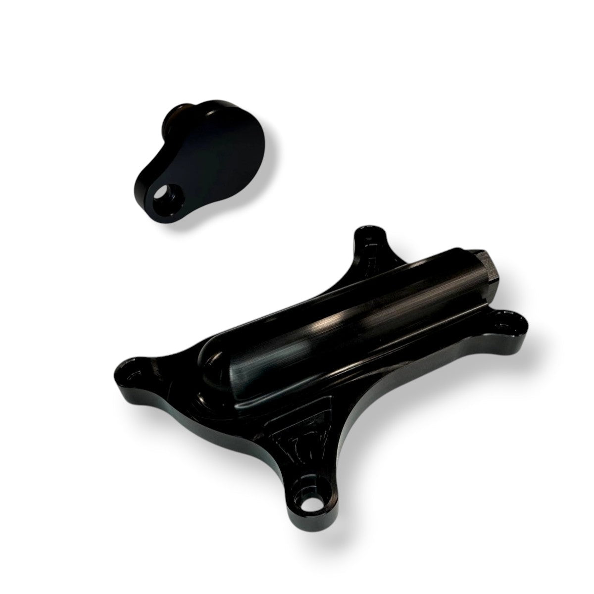 BPS 2020+ Ford 7.3L Godzilla Oil Cooler Delete & Coolant Block - Off Kit - Billet Pro Shop Main image