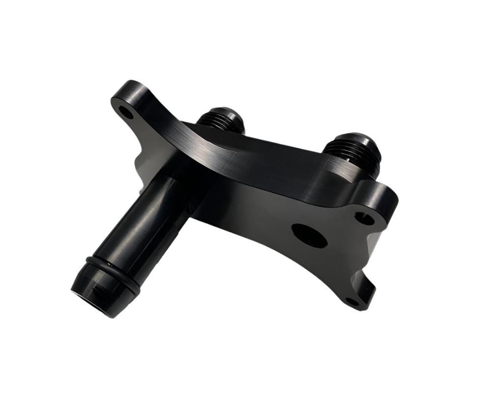 BPS 2020+ Ford 7.3L Godzilla Oil Cooler Relocation Adapter Secondary image