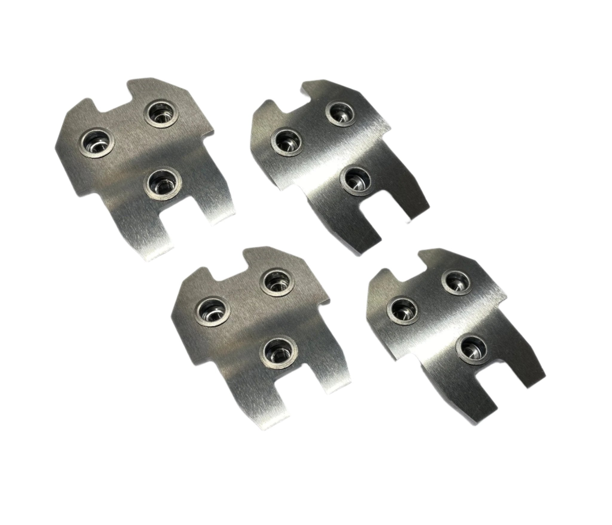 BPS 79-93 Mustang Lightweight Door Hinge Mounting Plates - Billet Pro Shop Main image