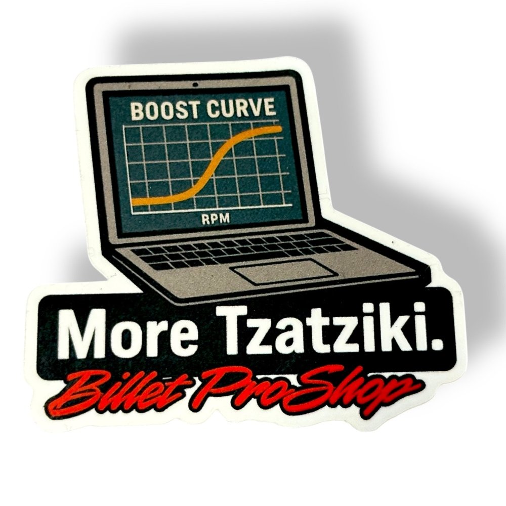 BPS “More tzatziki” Decal 2.3” x 2.15” - Billet Pro Shop Main image