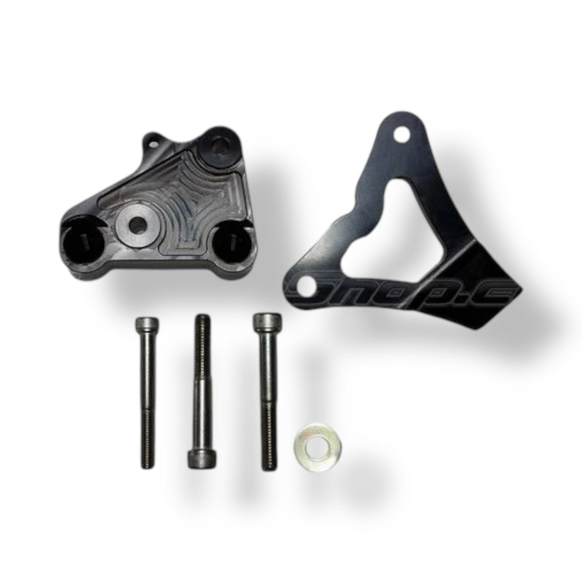BPS Oil Cooler Delete Alternator Brackets (2007 - 2014 GT500) - Billet Pro Shop Main image