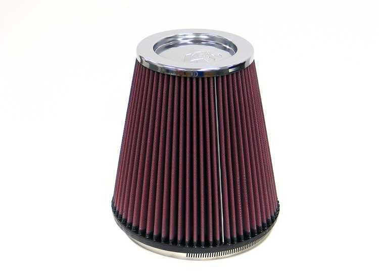K&N Round Tapered Universal Air Filter 6 inch Flange 7.5 inch Base 5 inch Top 8 inch Height Secondary image