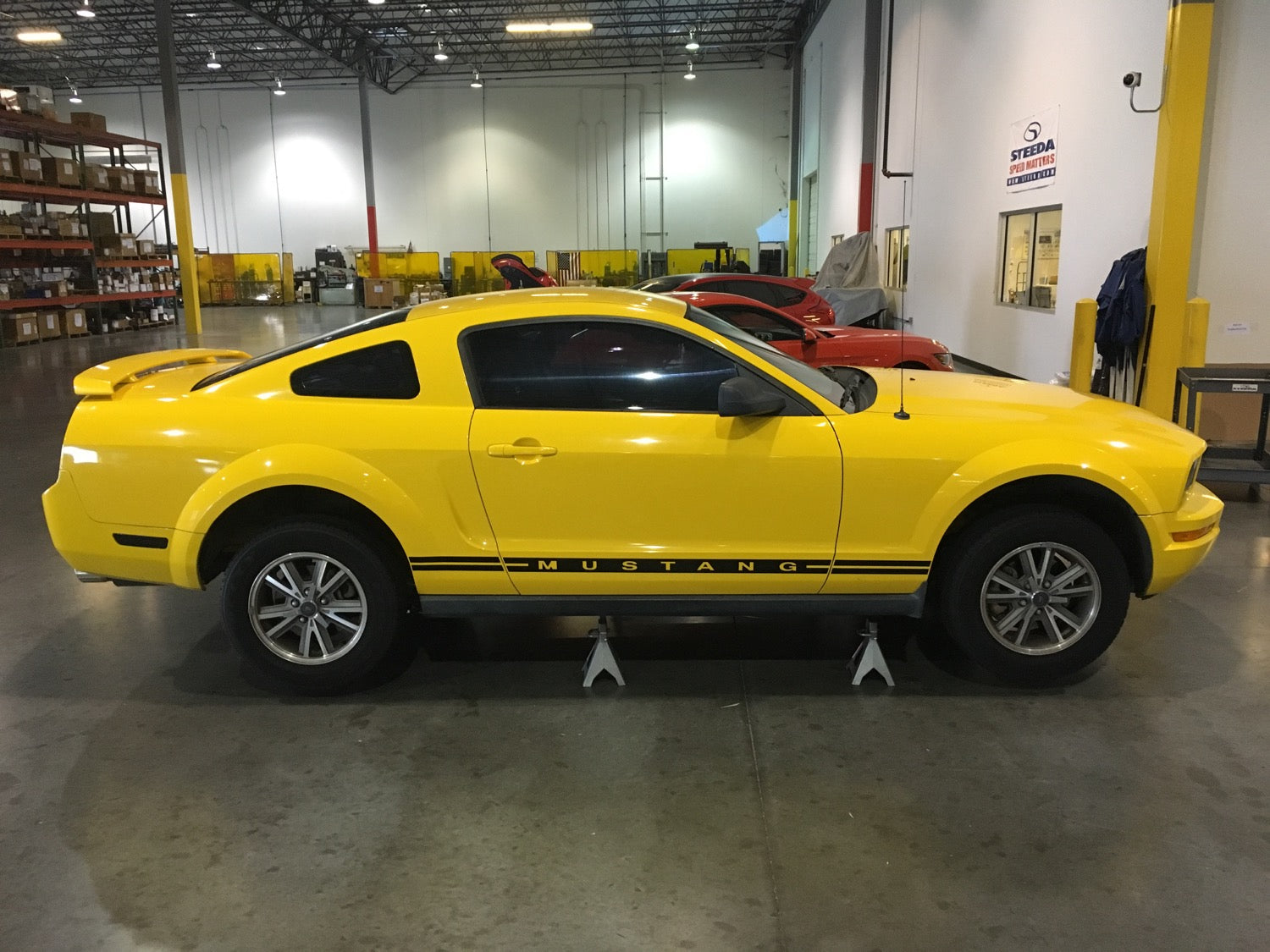 2005-2014 Mustang GT/V6/BOSS 302/GT500 Steeda Jacking Rails Secondary image